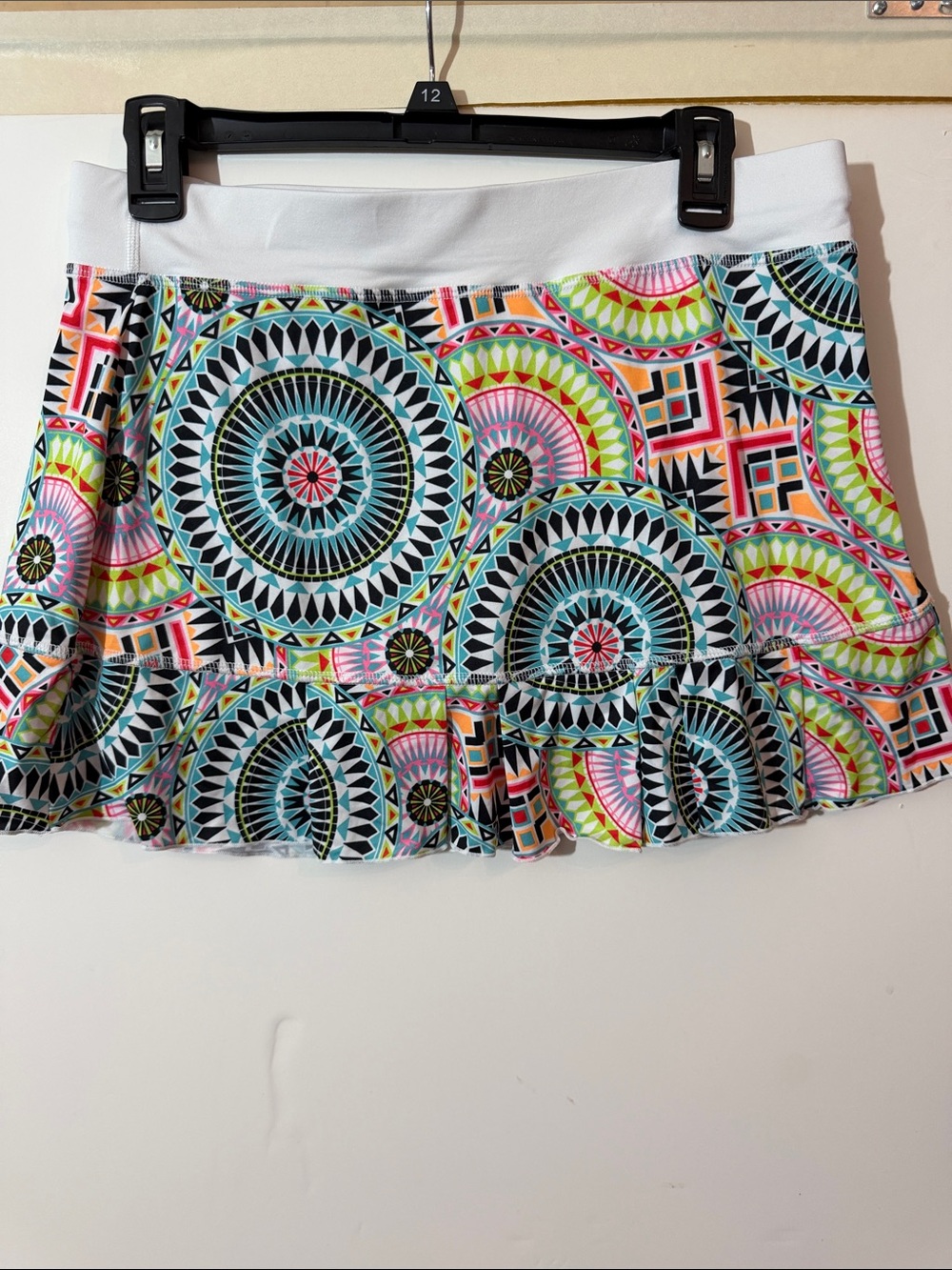 Sofibella Medallion Print Polyester & Spandex Athletic Tennis Skort Size Medium - Picture 2 of 7